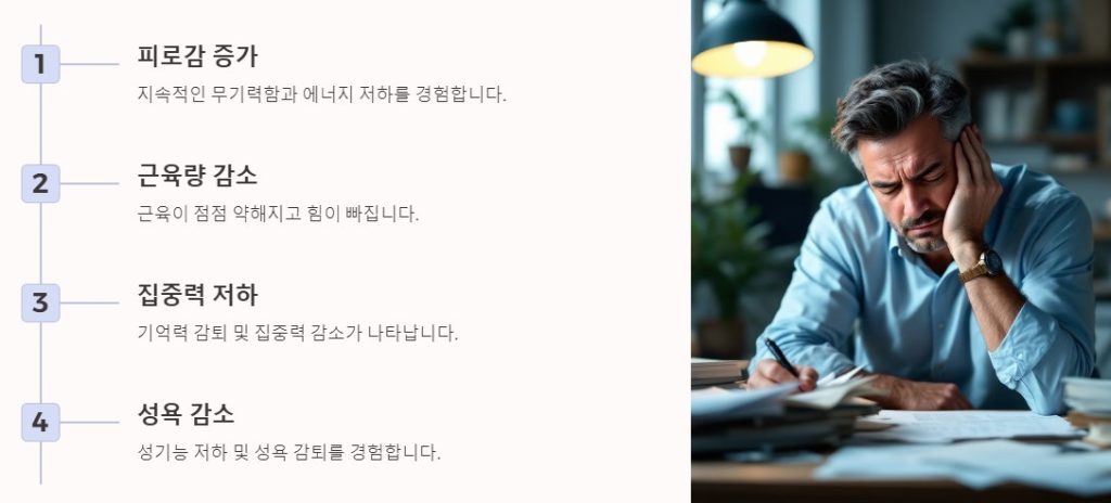 남성의 갱년기 증상